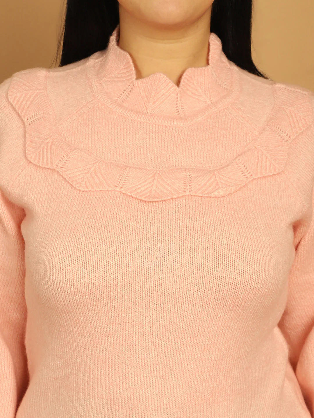 Women Pink Sweater - Image 6