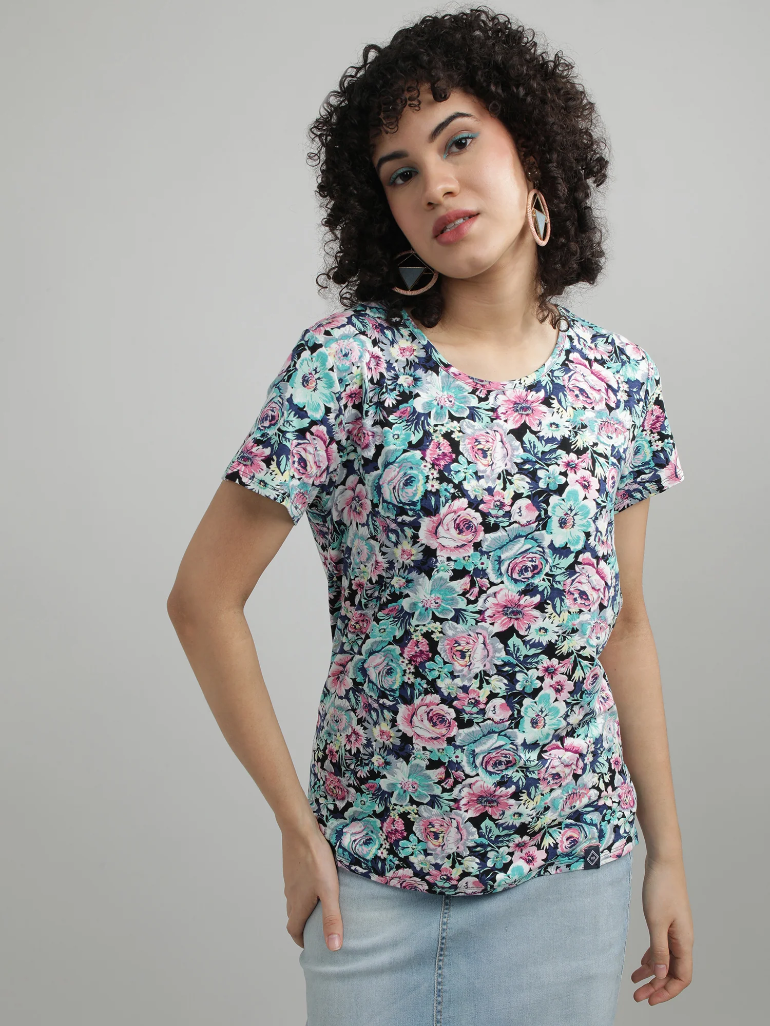 Women Printed Short Sleeves T shirt