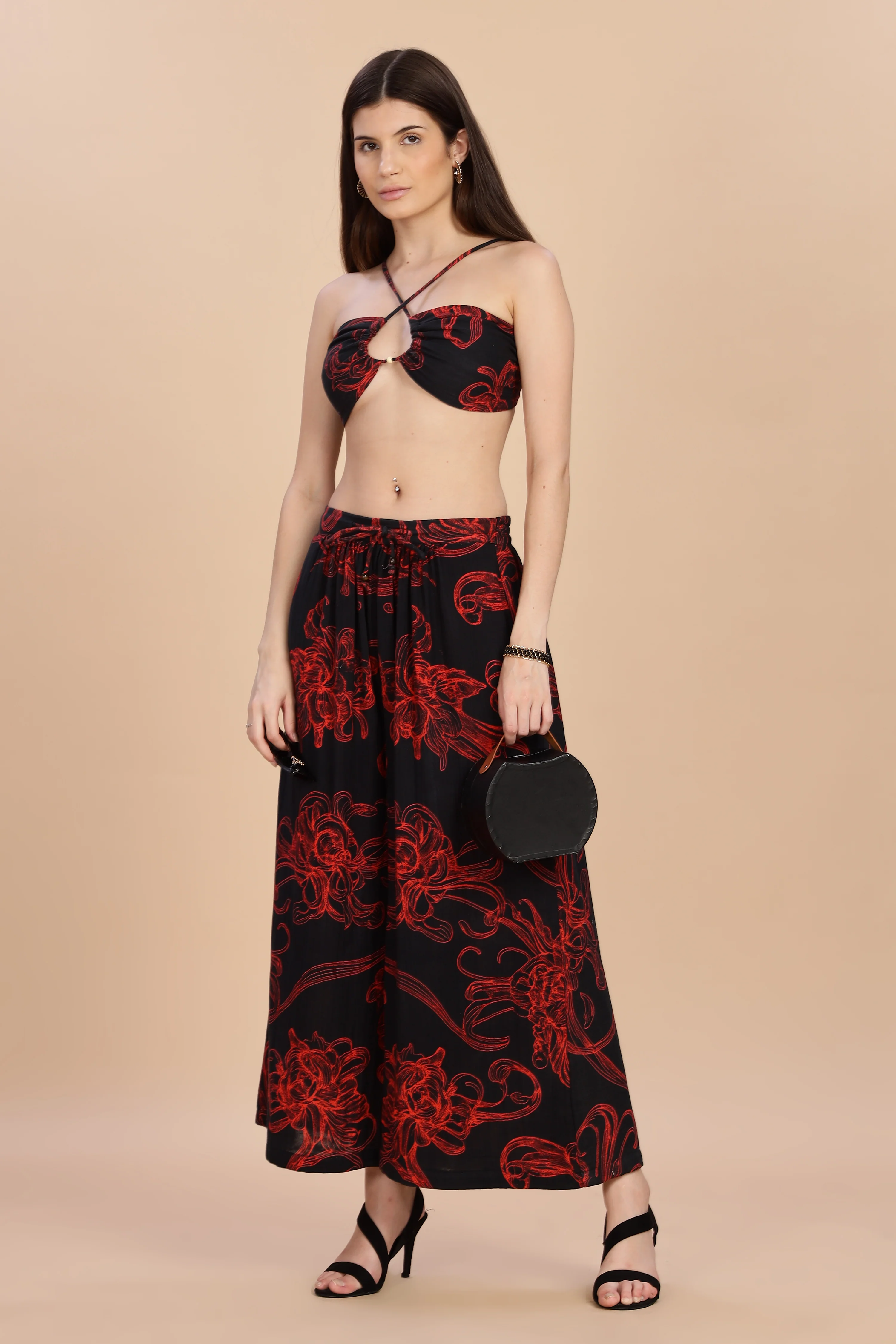 Women Raging Bloom Gauge Cotton Co-Ord Set - Image 9