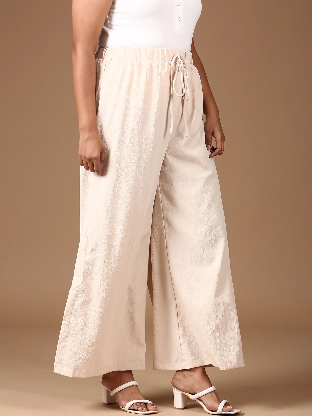 Women Relaxed Fit Slit Pants - Image 6