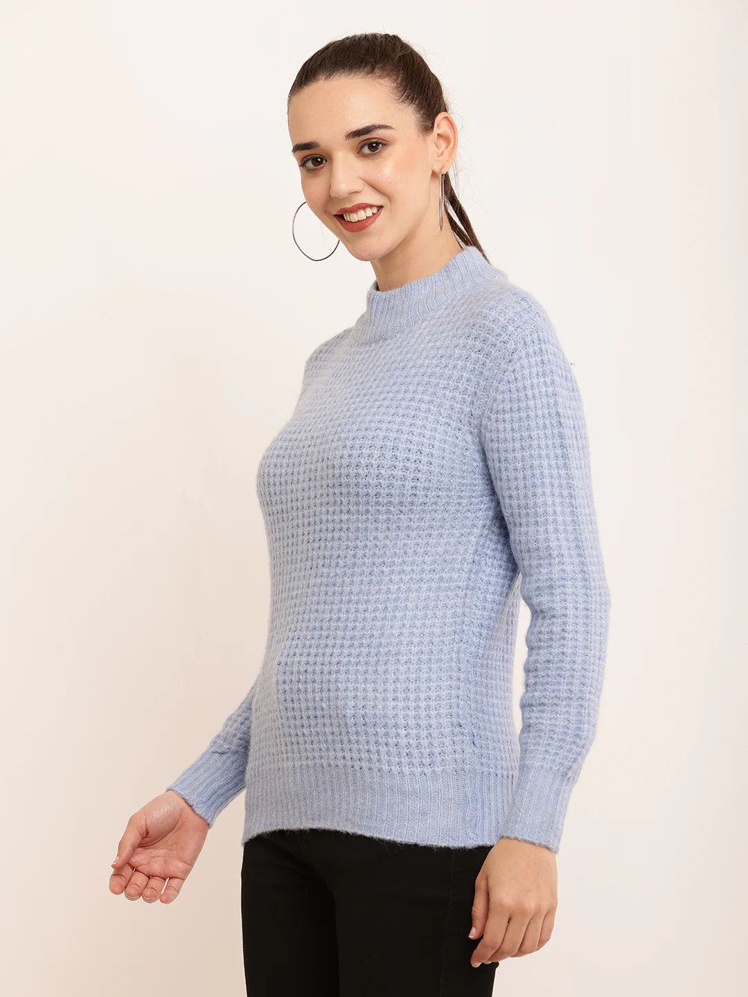 Women Turtle Neck Sweater - Image 2